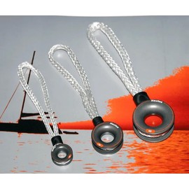 Nautos Plug and Sail Loop - Dyneema line Friction Ring - 20-30 - 40mm Ring Diameter (40mm Ring & 7mm Dyneema)
