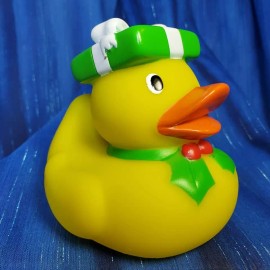 World of Ducks Christmas Gift Rubber Duck from World of Ducks Holly Gift NEW