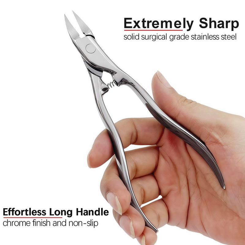 Long Handled Toenail Clippers for Seniors Thick Nails, Ultra Sharp