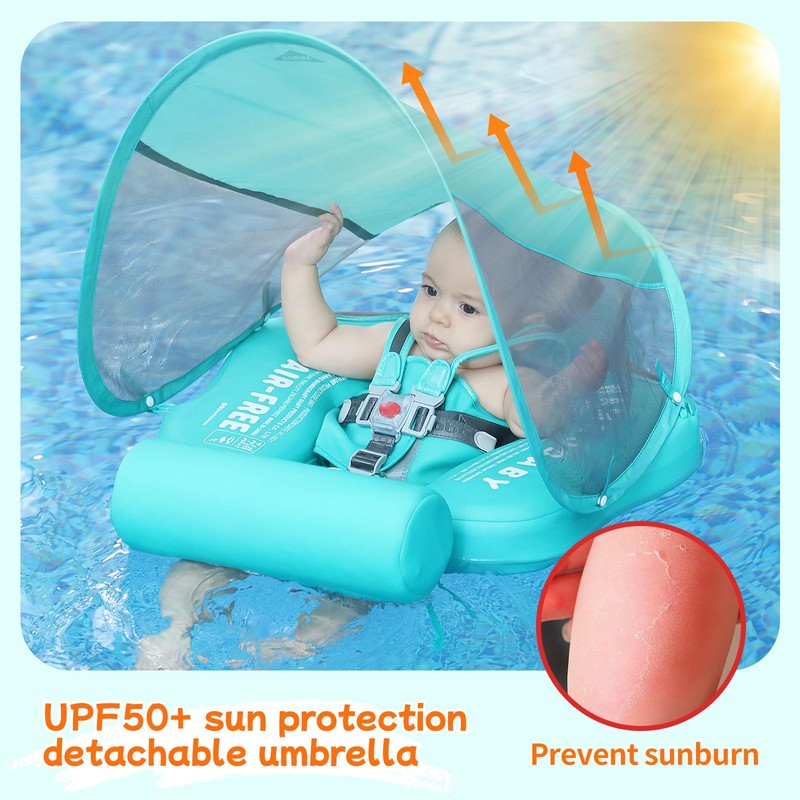 Mambobaby Float with Canopy and Tail New Upgraded Non-Inflatable Baby