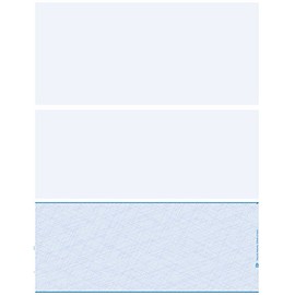 Multi Purpose Bottom Check Blank Check Stock (Blue)