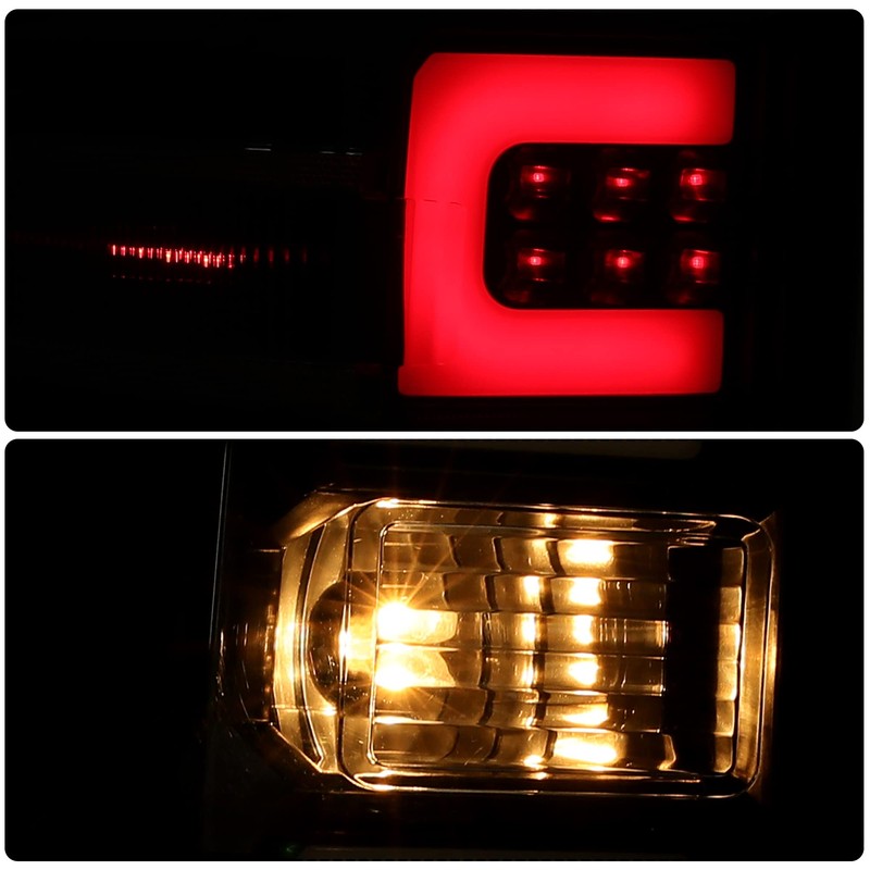 HECASA LED Tail Lights Compatible with 2014-2018 Silverado 1500 2500HD