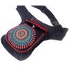Fabric Waist Bag Casual Ethnic Designs 3 Bags with Zipper