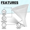 Liqvee Funnel Transparent in 4 Different Sizes (122, 101, 76