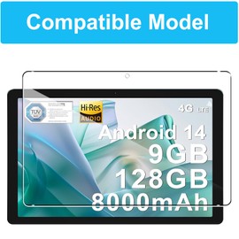 CONAPIKA 2 Stück Schutzfolie für DOOGEE T10W 10 Zoll, 9H Härte Kratzfest Anti-Bläschen Gehärtetes Glas Folie HD-Klar Hohe Empfindlichkeit Anti-Fingerabdruck Displayschutzfolie