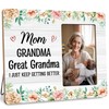 DIMSEOIUS Great Grandma Gifts of Baby Announcement Pregnancy Picture Frame,