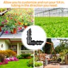 Gardrip Drip Irrigation Elbow Fittings：50 Pieces Barbed Elbow Irrigation Parts