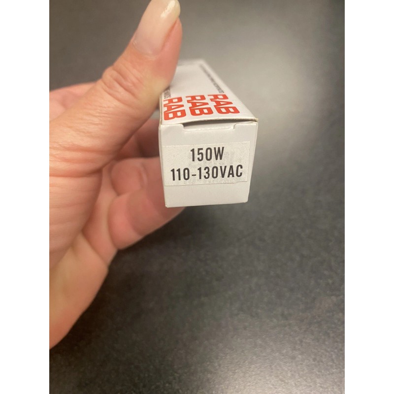 RAB 150W 110-130 VAC Halogen Bulb. New In Packaging