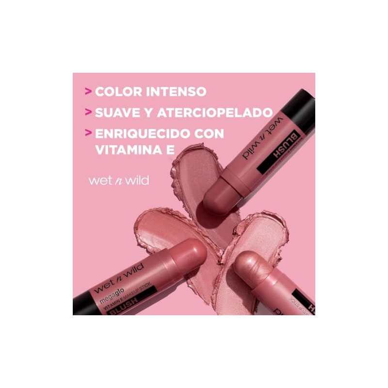 Rubor en Barra Hidratante Tinta para labios y mejillas, con