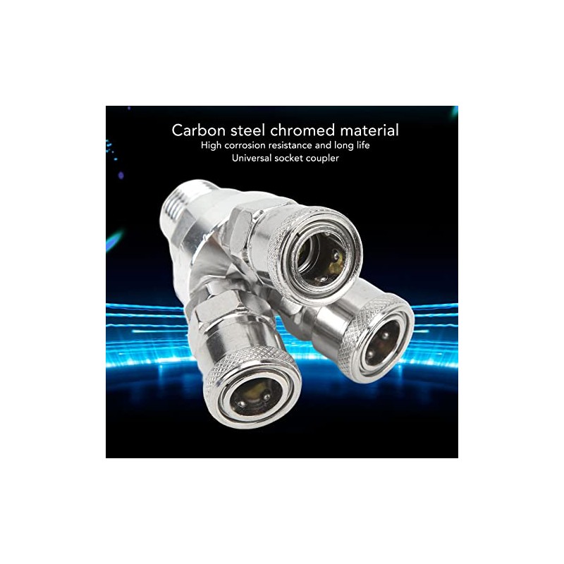 Acoplador rápido de 3 vías G1/2 Conector giratorio de rosca