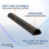 RecPro RV Baggage Door Hollow D Bulb Seal with Adhesive