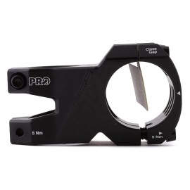 PRO SHIMANO PRO THARSIS CNC STEM, 35MM, 35MM, 0° ANGLE, BLACK, PRSS0390