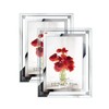 HORLIMER 2 Pack 5x7 Picture Frame, Glass Photo Frames 5