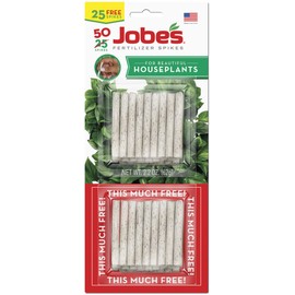 Jobe's 5001T Houseplant Indoor Fertilizer Food Spikes, 50 Count