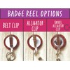 Plz Don’t Yell at Me Handmade Resin Badge Reel with