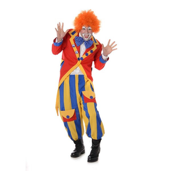 Colorful Carnival Circus Clown Ringleader Men's Costume X-Large 46-48