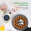 Bubble Waffle Maker, 1000W 7" Non-Stick Griddle, Hong Kong Egg