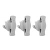 Tbest Inflatable Boat Air Plug, 3-Piece Inflatable Boat Valve, Professional