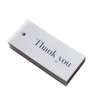 BAY LETTERPRESS Thank You Tags, 100 Pieces, Tracing Paper, Wrapping,
