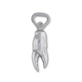 Arthur Court Aluminum New England Crab Claw Bottle Opener Forged Stainless Steel Head Coastal Collection 5.5 inch Long