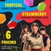 Gushers Fruit Flavored Snacks, Stranger Things Edition, Variety Pack, Tropical