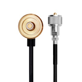 Midland Midland C MXTA24 Low Profile Antenna Cable with NMO Connector C CB Antenna Cable Extension C 6 Meters (19 ft) with Removable UHF Connection