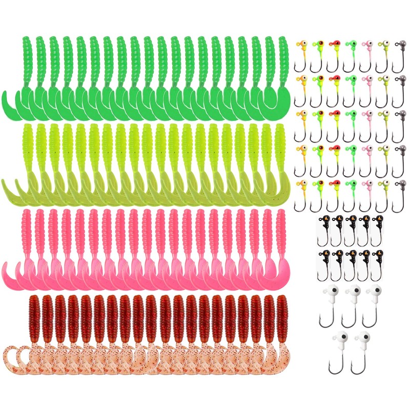 Fishing Lures Artificial Bait Kit Pinworm Soft Baits Soft Baits