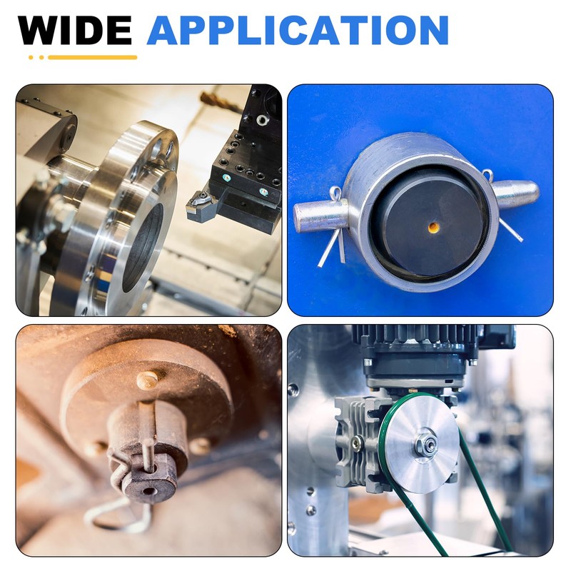 sourcing map 6Pcs 5/16" x 2" Single Hole Clevis Pins,