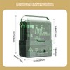 Cosmetic Organiser, Portable Make Up Organiser, Transparent Acrylic Beauty Organiser,
