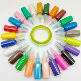 Woohome Sand Art Kit, Bunte Sandflaschen, Gefärbter Sand für Sandkunst, Sandmalerei Spielzeug für Malerei, Kunsthandwerk, Dekor (20 Farbe)