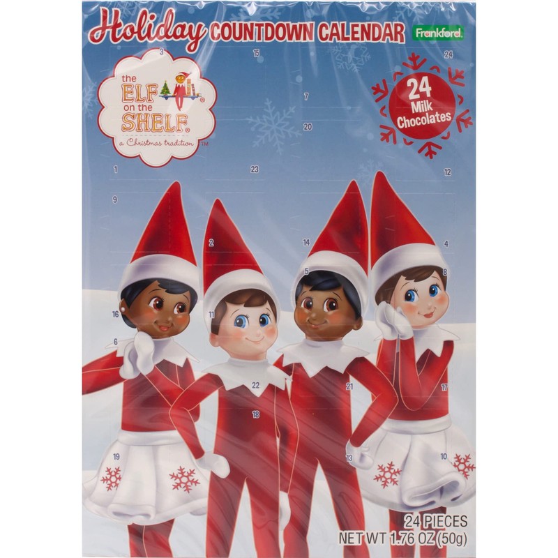 Elf of the Shelf 2022 Milk Chocolate Christmas Advent Countdown
