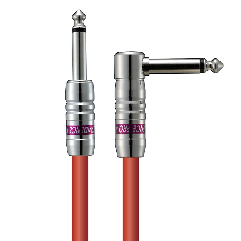 Providence LE501 Shielded Cable 1m S/L Plug (Straight/L Type), Red