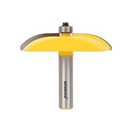 YONICO Raised Panel Cabinet Door Router Bits 3-1/8-Inch Diameter Cove 1/2-Inch Shank 12133