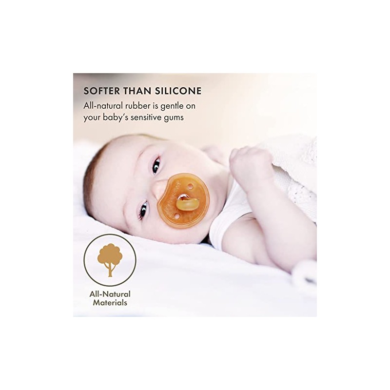 Natursutten Pacifiers 6-12 Months - 2-pack Original Shield Orthodontic Nipple