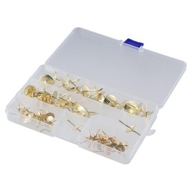 Upluckey Picture Hangers 60 Pcs Metal Heavy Duty 4 Different Size Nail Hooks Professional with 10-60lbs Picture Hanging Kit