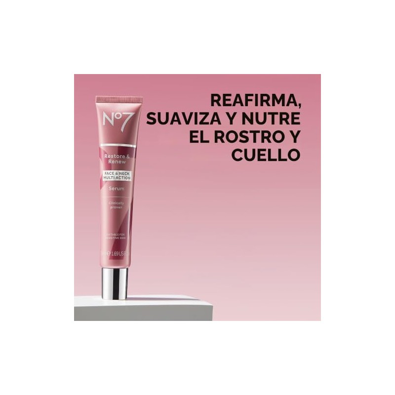 No7 Restore & Renew Face & Neck Multi Action Serum