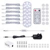 LABOREDUCER Under Cabinet Light Kitchen Kit,Dimmable Display Cabinet Lighting Cupboard