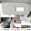 Right Passenger Side Sun Visor for 2010-2023 Toyota 4Runner Grey