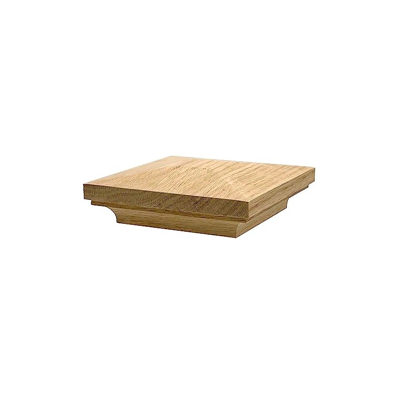 Flat Peak Newel Cap - 935 Style, for 3 1/2"