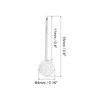 PATIKIL 300pcs Plastic Round Head Map Tacks Thumb Steel Point