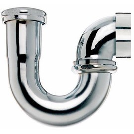 Plumb Pak 454K 22-Gauge Sink Trap with IPS Elbow, 1-1/2-Inch by 1-1/2-Inch, Chrome