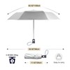 Cuby UV Sun Umbrella Compact Folding Travel Umbrella Auto Open
