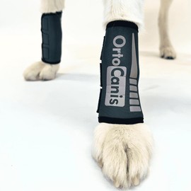 Ortocanis - Dog Leg Brace - Front Leg Brace for Dog - Arthritis, Ligament Injuries, Tendon Injuries or Agility Dogs - Promotes recovery, Stabilizes, and Reduces Pain - Made of Neoprene - Size M 14 - 16 cm