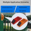 Solar Strobe Warning Light: Sensitive Strobe LED Warning Lamp Super
