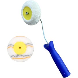 Drywall Corner Roller, 1Pc Drywall Paint Edger Roller Brush with 2Pcs Roller Heads,Paints Edger Corner Paint Roller,Drywall Corner Edger Paint Roller Tool,Corner Painting Tool Corner Edge Paint Roller