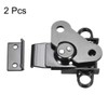 uxcell 2.24-inch Iron Spring Loaded Butterfly Twist Latch Keeper Toggle
