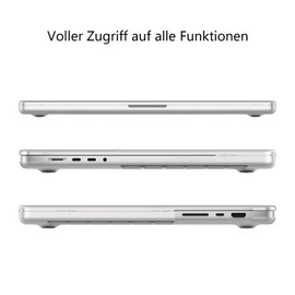 ZIKE Eco Hardshell Case Compatible with MacBook Pro 16 Inch Case 2021-2023 M1/M2 Lightweight & Slim MacBook Pro Hub Friendly Design, Ultra Thin Matte Protective Case, Against Fingerprints