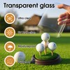HEWYIOS Light Up Hole in One Golf Ball Display Case，Can