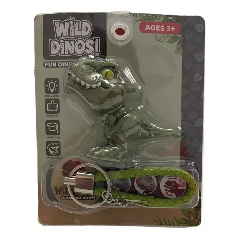 KFMX Llavero De Dinosaurio Para Niños Mordelón Divertido