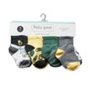 Baby Gear Newborn Boys Socks, Avocado Print, 8 Pairs, 6-12